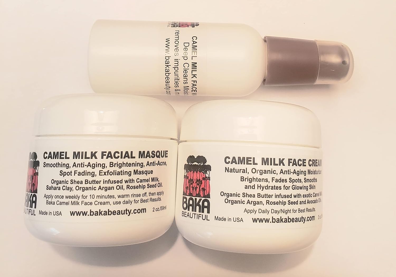 Baka Beautiful AntiAging Camel Milk Moisture FACE KIT