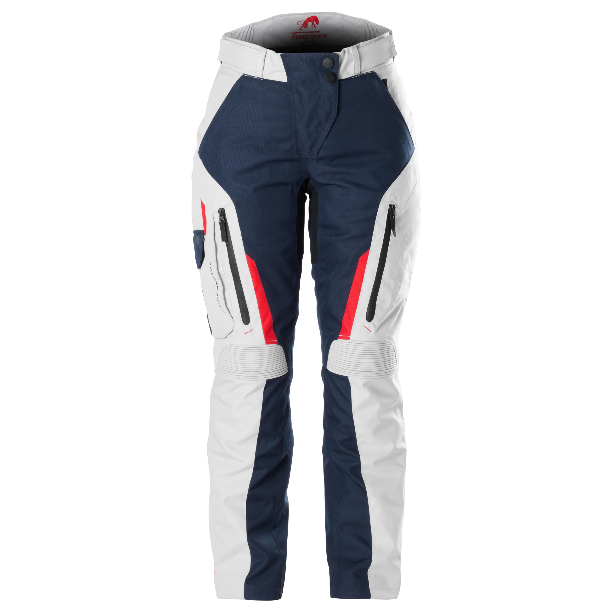 Furygan Killington Lady Pantaloni Moto omologati CE-Impermeabili con Protezioni D3O-Fodera Termica Rimovibile-Ventilati-Zip di connessione Donna