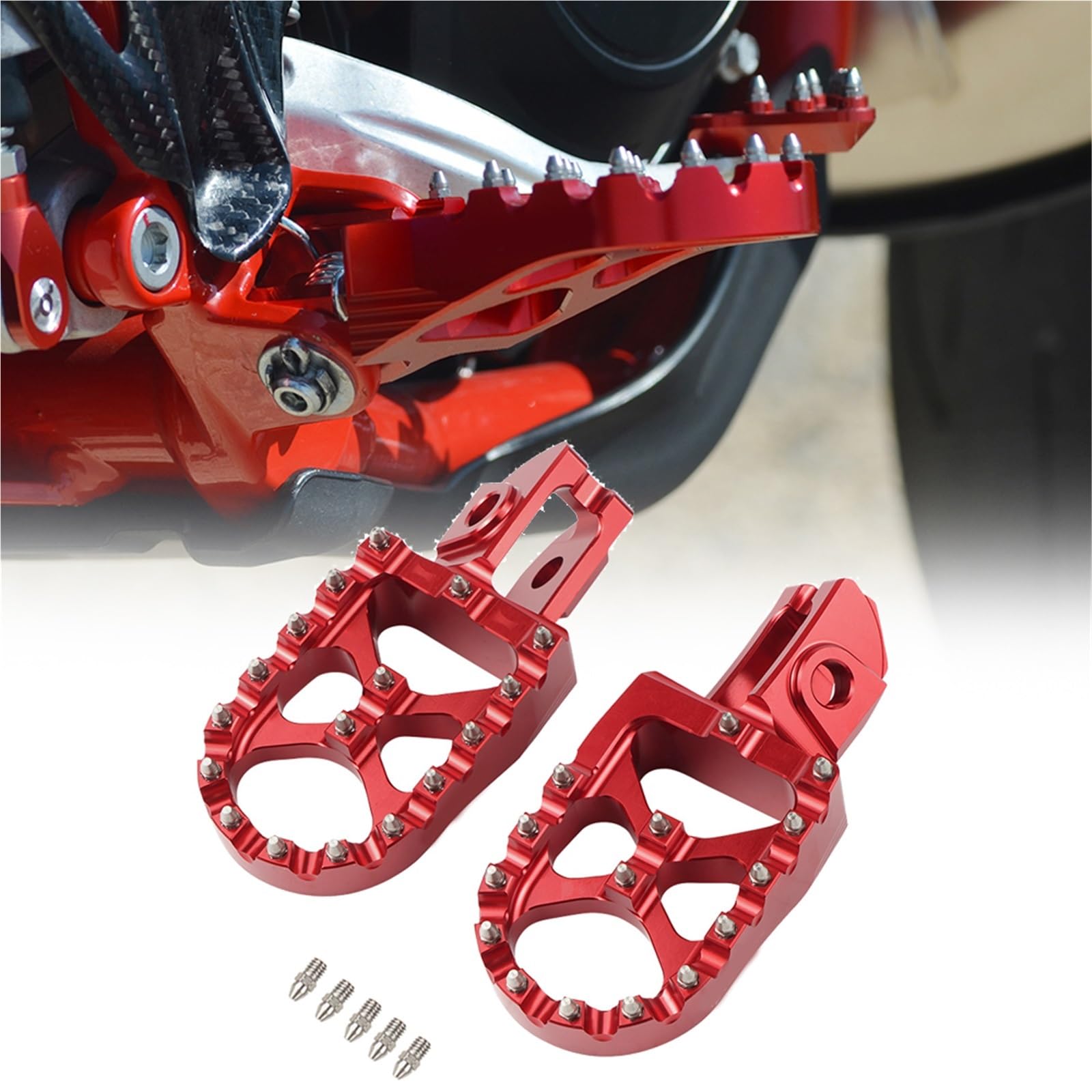 Repose-pieds pour enduro Beta RR 250 pour piloter dans la boue