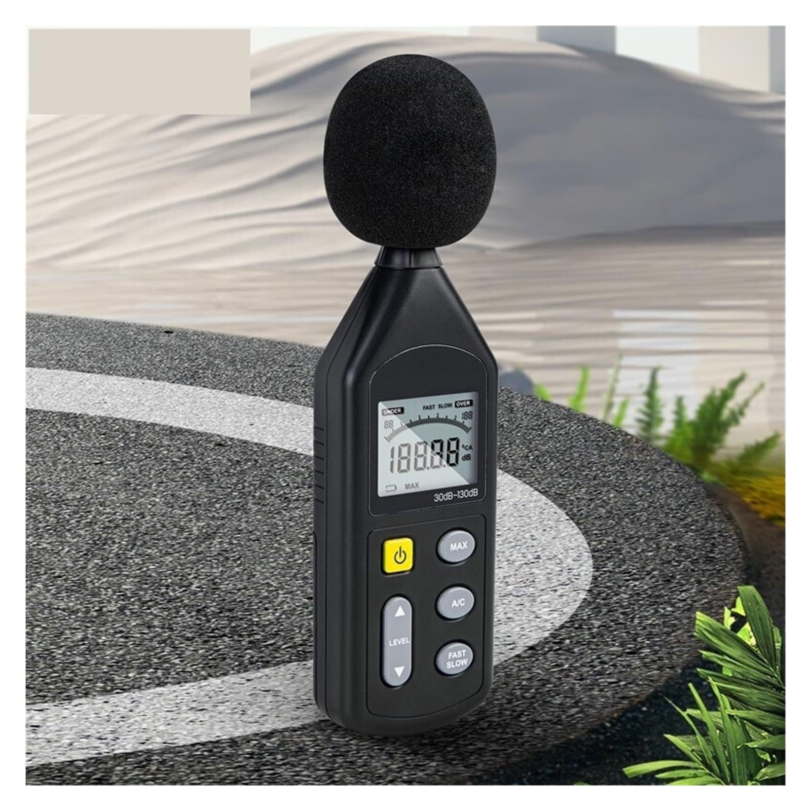 sonómetro, Medidor de nivel sonido digital decibelios ruido