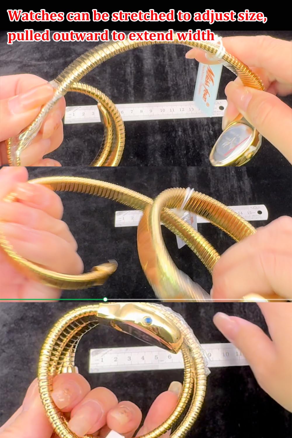 Orologio da donna al quarzo da donna, con intarsio di diamanti incastonati, orologio da polso leggero e di lusso
