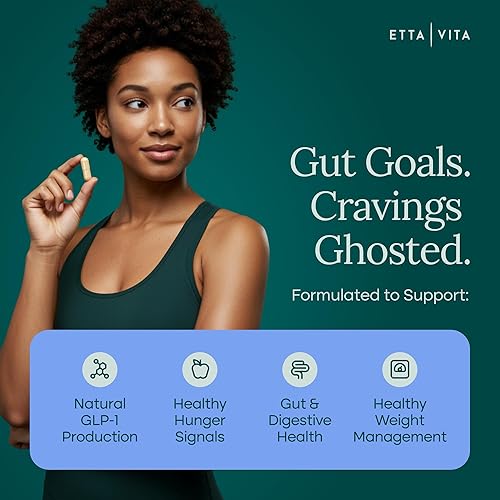 Miniatura 5 de Suplemento GLP-1 para pérdida de peso y control del apetito para hombres y mujeres con Akkermansia, berberina, inulina, EGCG, resveratrol, lúpulo -