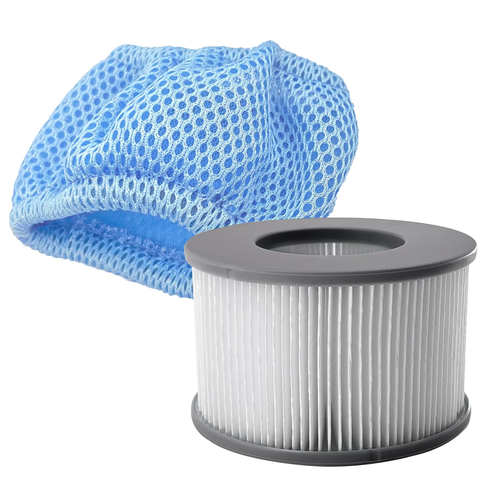 Mscomft 2 pellicole protettive compatibili con filtri idromassaggio, Copertura Protettiva in Rete per Piscina, Accessori per Piscina (Protezione Net)