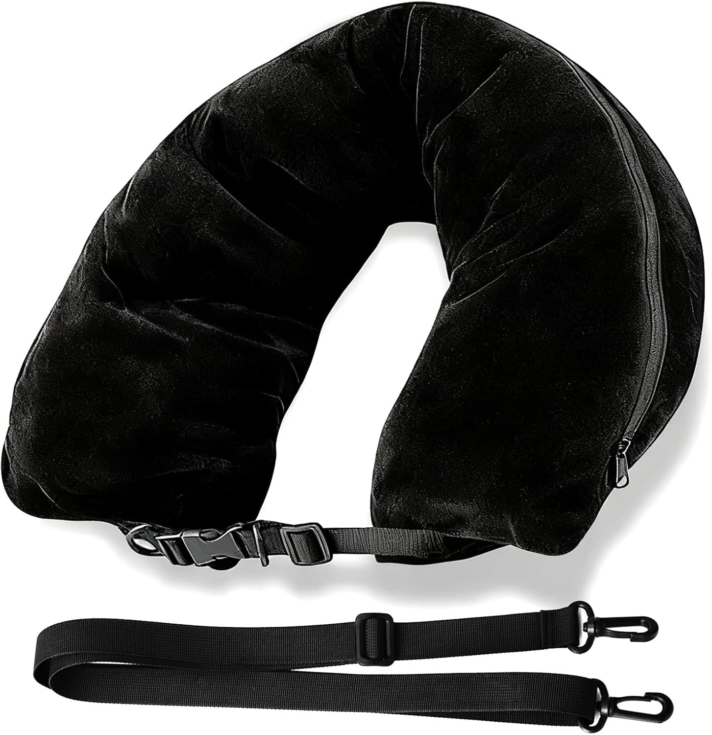 Xueniu Washable Stuffable Neck Pillow for Travel with Adjustable Straps Soft Neck Pillow Fillable Go Travel Cover with Clothes for Extra Luggage Travel Essentials for Train Airplane and Car Xueniu Washable Stuffable Neck Pillow for Travel with Adjustable Straps Soft Neck Pillow Fillable Go Travel Cover with Clothes for Extra Luggage Travel Essentials for Train Airplane and Car