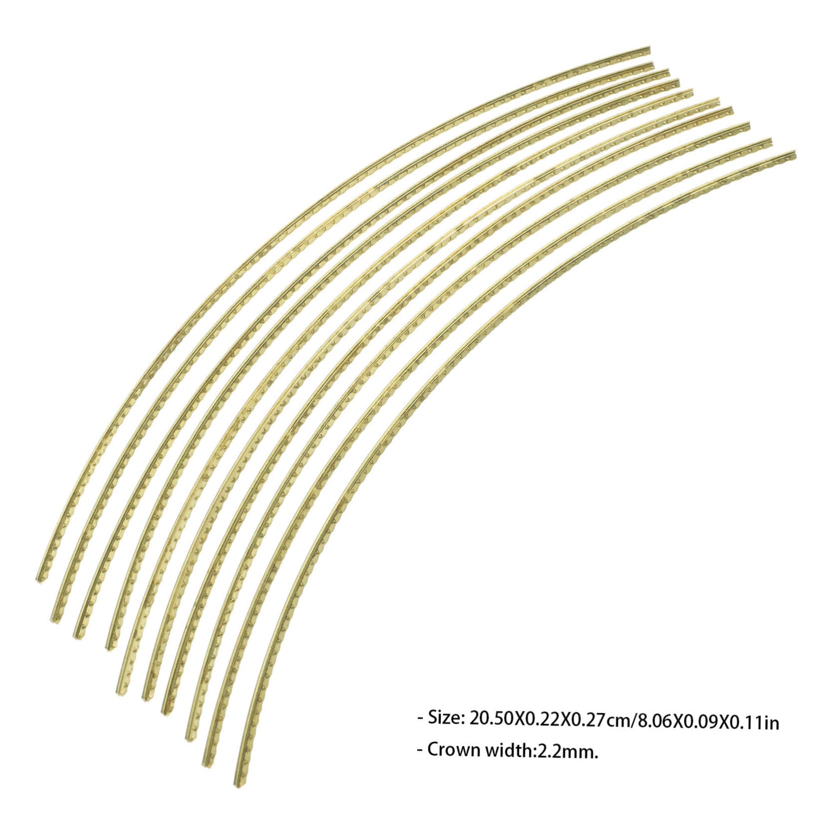 ULDIGI Guitar Accessories 10pcs Brass Fret Wire 200mm Length Replacement for Frets Guitar Luthier Tools