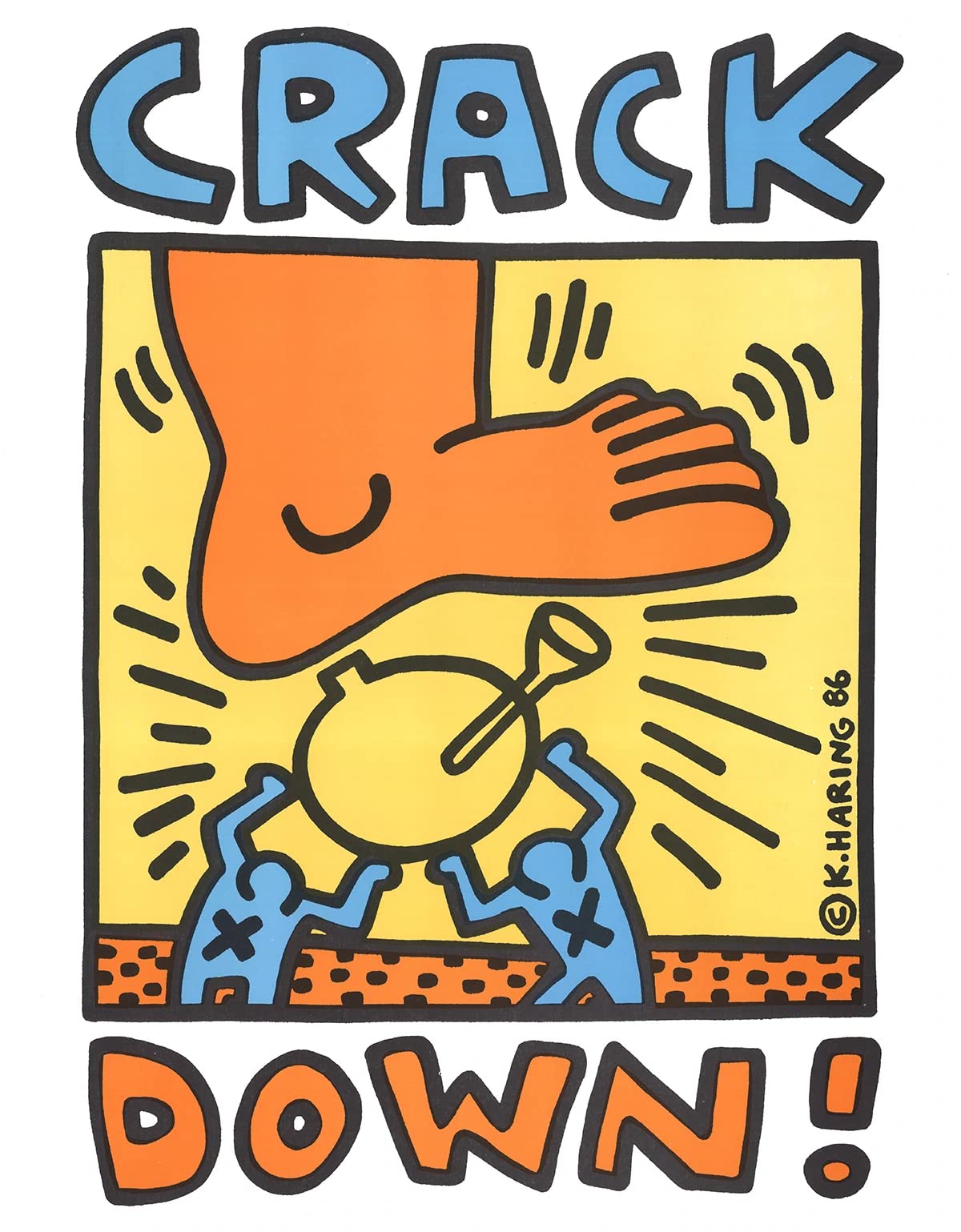 Amazon.com: Keith Haring Crack Down 22