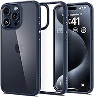 Vista 21 de Spigen Funda para iPhone 14 Pro Max, ultra híbrida, sin anillo magnético, antiamarilleo, transparente