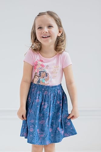 Miniatura 5 de Disney Minnie Mouse Princess Jasmine Belle Ariel - Vestido para niñas pequeñas y grandes