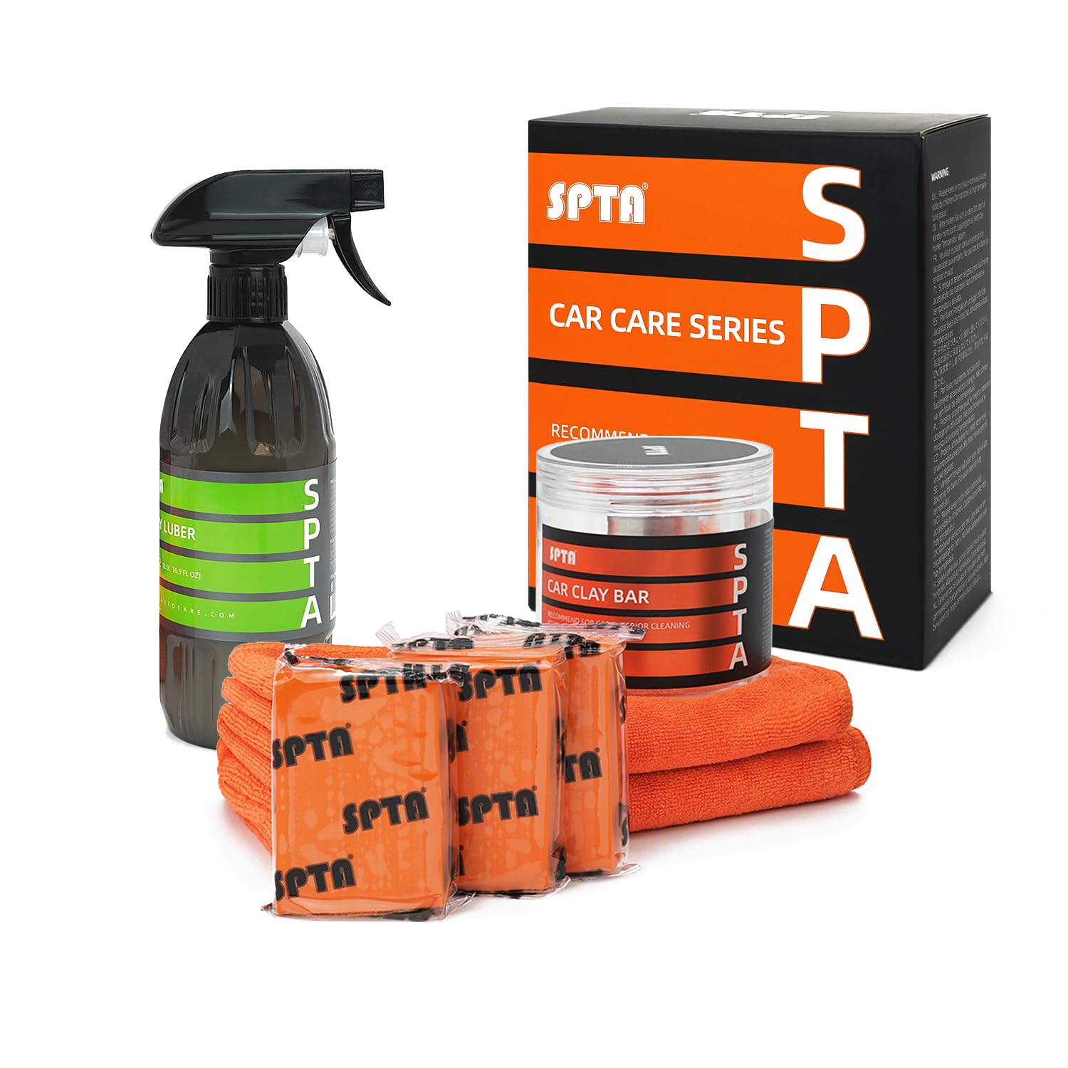 Reinigungsknete, Auto Car Clay Bar, SPTA 3tlg 100g Fachmann Reinigungsknetmasse Lackreiniger zur Beseitigung Industriestaub Flugrost