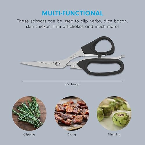 Miniatura 3 de Messermeister tijeras de cocina de 85 pulgadas Negro