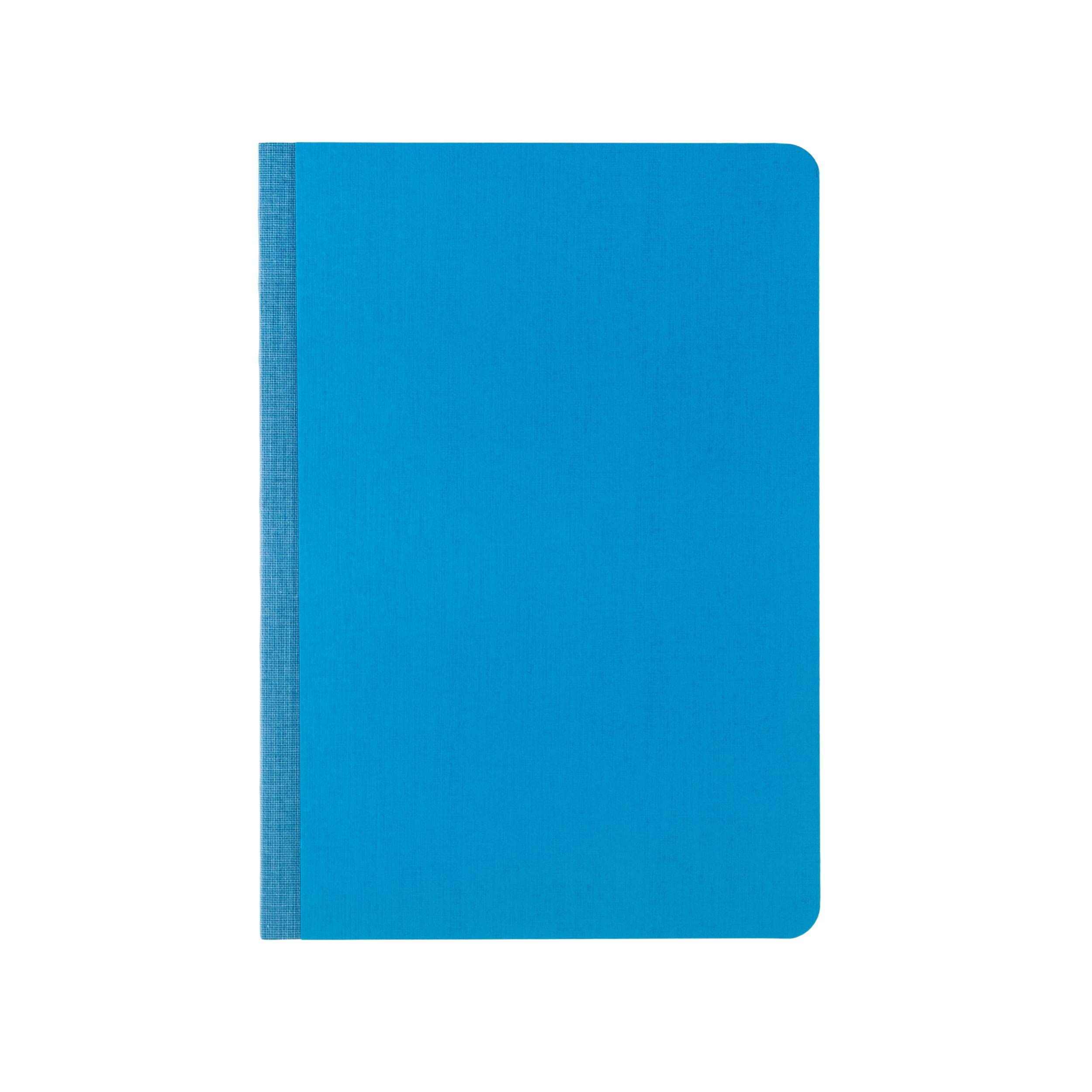 Fabriano Ecoqua Plus Fabric-Bound Notebook, 5.8" x 8.3", A5, Dotted, Turquoise