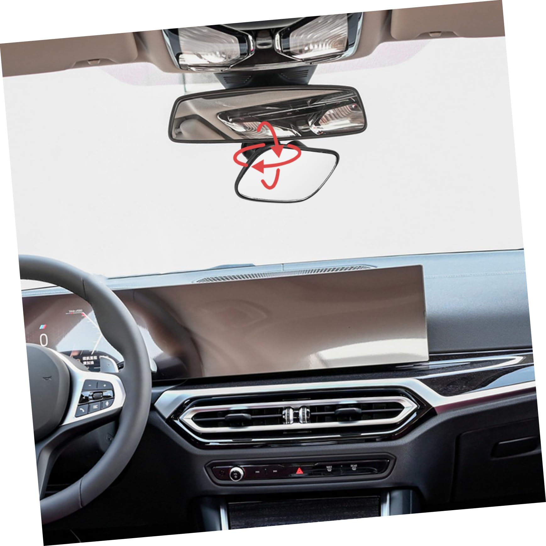 ULDIGI 360° Rotation Baby Review Mirror Accessories for Boys and Girls Backseat Mirror for Baby Universal Use