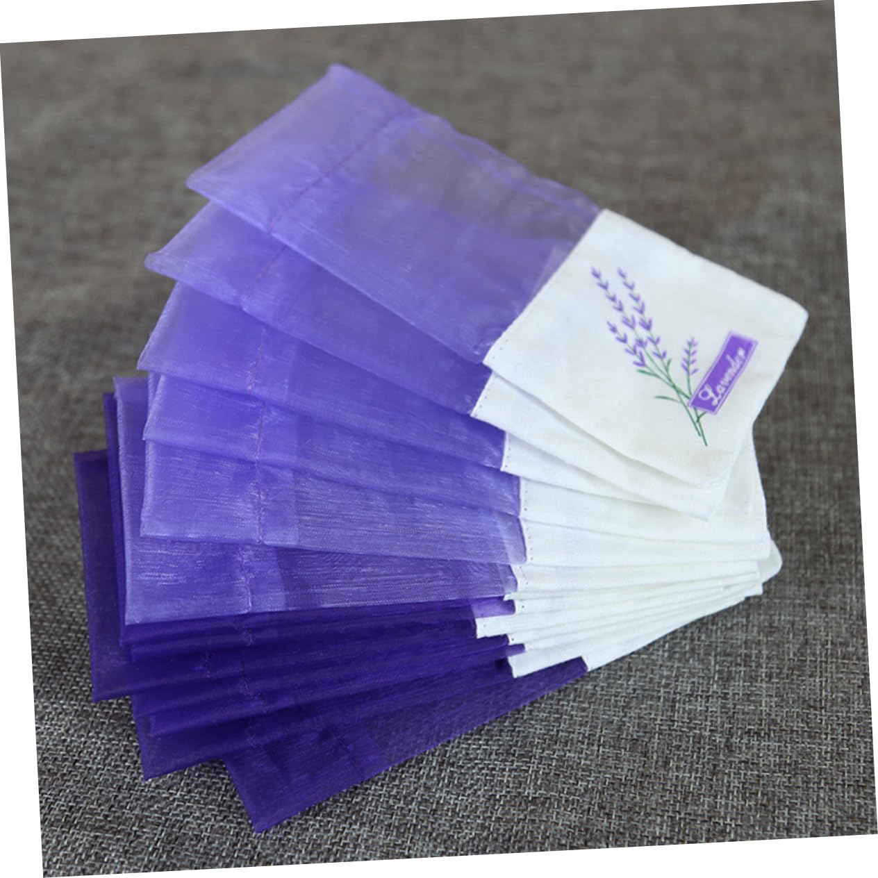 MAGICLULU 120stücke Lavendel Duftbeutel Leere Säckchen Mit Blumenprint Zartem Für Schrank Und Aufbewahrung Von Getrocknetem Lavendel Und Kräutern