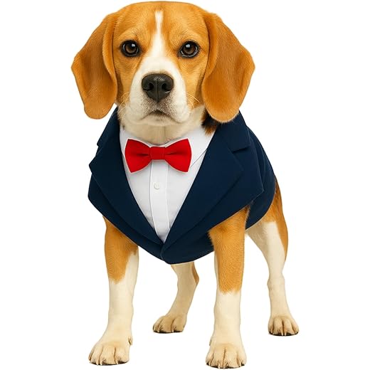 Buraq Dog Wedding Suit - Blue S