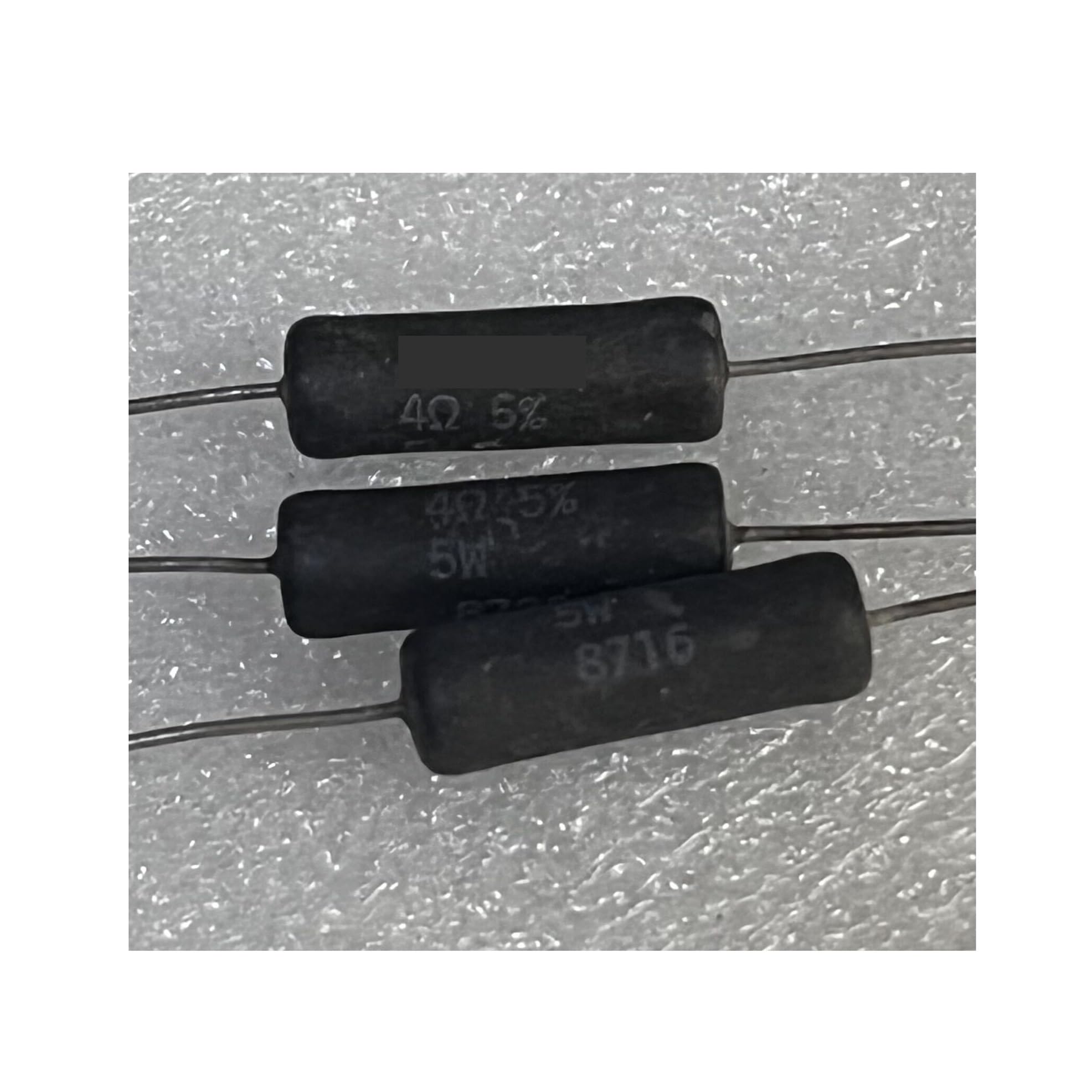 Résistance bobinée 0.22R 5W Winding Resistance pour réparation ampli et alimentation 5pcs