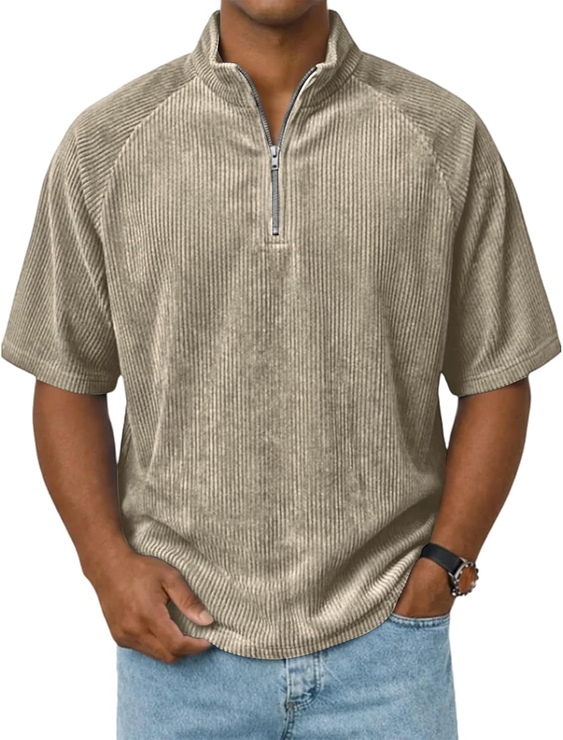 Ymosrh Men's Polo Shirts Short Sleeve Fashion Business Casual Athletic Golf Collar Shirts, M-3XL