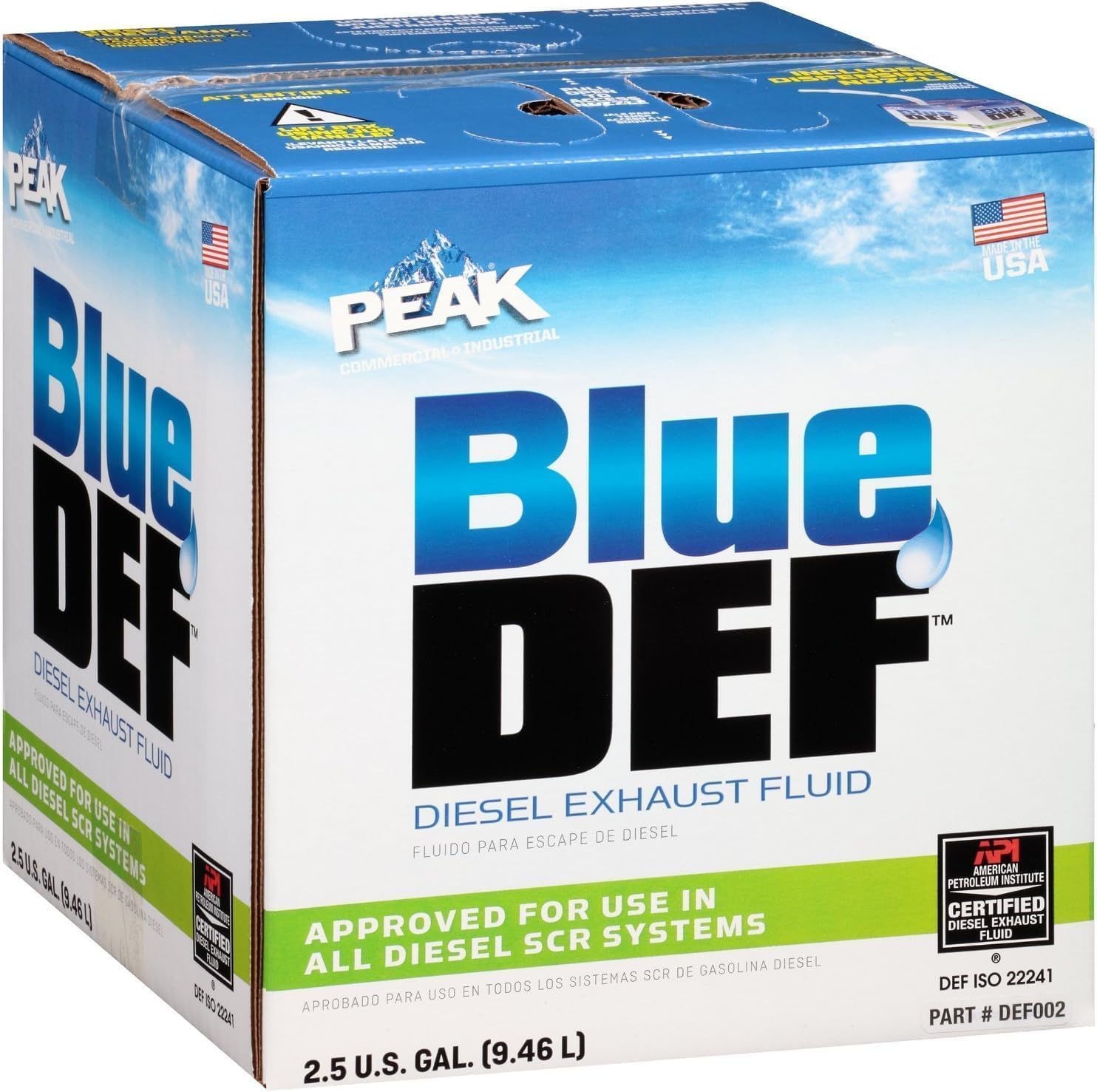 DEF Fluid Pallet - Premium Blue DEF Fluid 20 Cases - BlueDEF Diesel Exhaust Fluid 2.5 Gallon Case - Pack of 20 BlueDEF Jugs