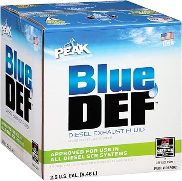 DEF Fluid Pallet - Premium Blue DEF Fluid 20 Cases - BlueDEF Diesel Exhaust Fluid 2.5 Gallon Case - Pack of 20 BlueDEF Jugs