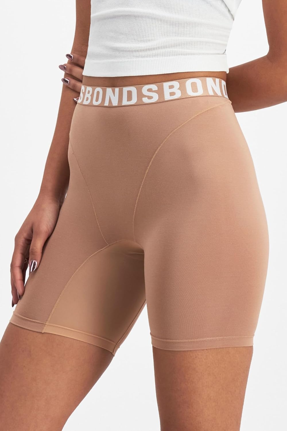 Bonds Women's Underwear Anti-Chafing Boxer Briefs Pack, Chafe Off Panties for Women, Viscose/Bamboo Underwear - Image 3