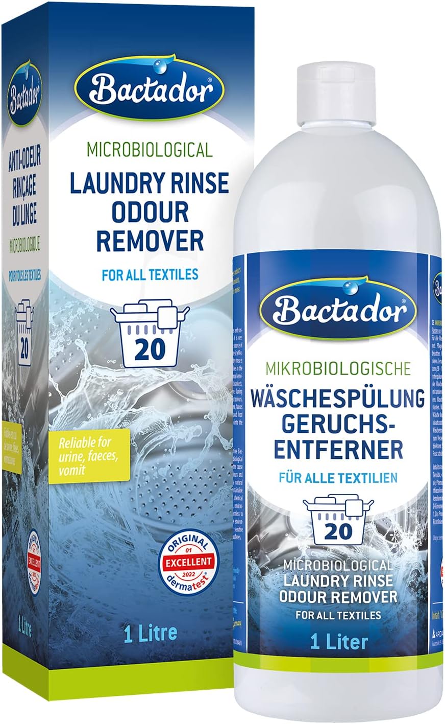 Bactador Laundry Rinse Odour Remover 1L Laundry Sanitiser
