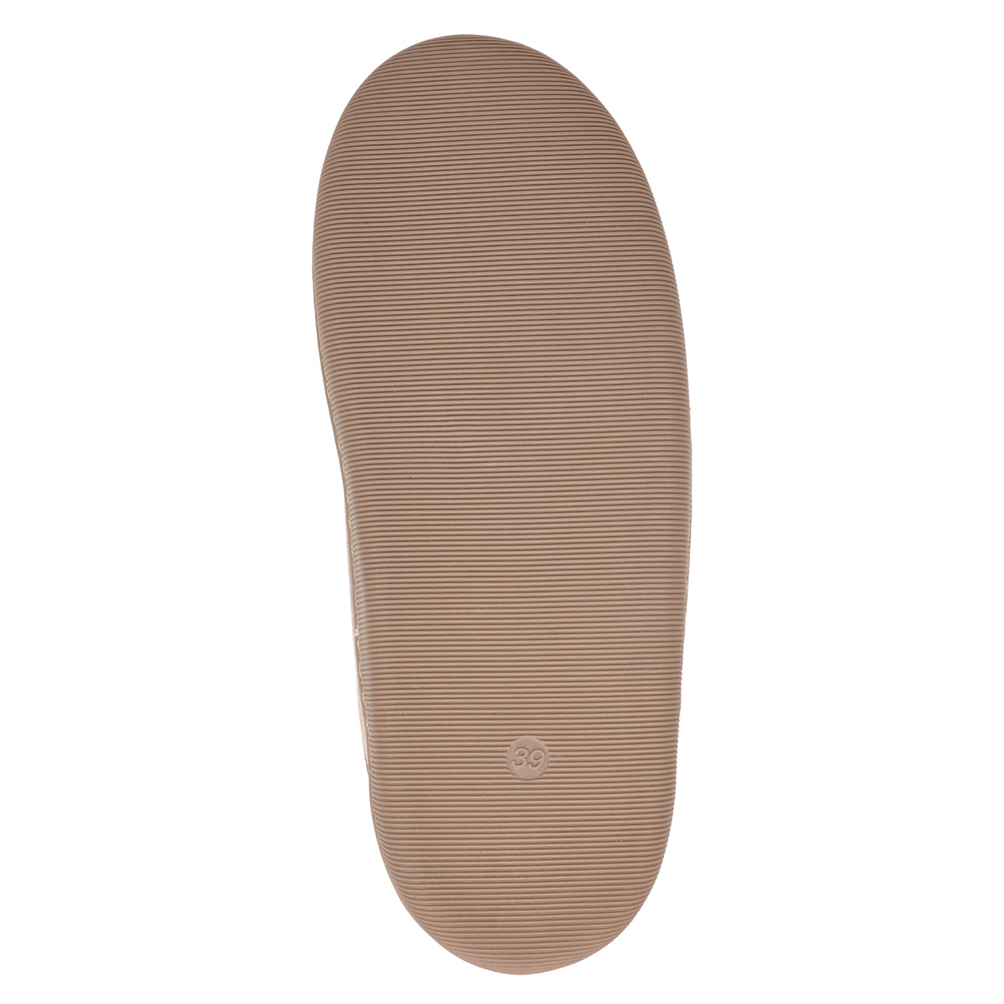 Vanuba Kalahari Handmade Damen Hausschuhe, Naturleder, 100% Schafwolle, Warme und Bequeme Hausschuhe, Leder + Harz Beige/Weiß, 39 EU