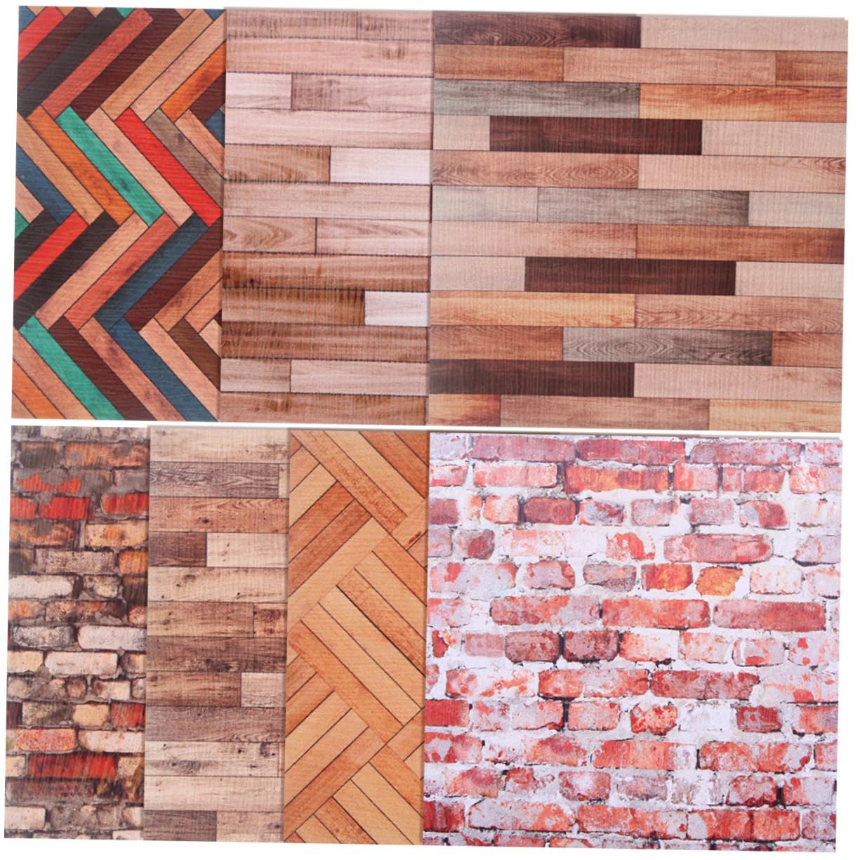 12 Uds. 1:12 Casa De Muñecas Tejas De Madera Tejas En Miniatura Accesorios De Decoración