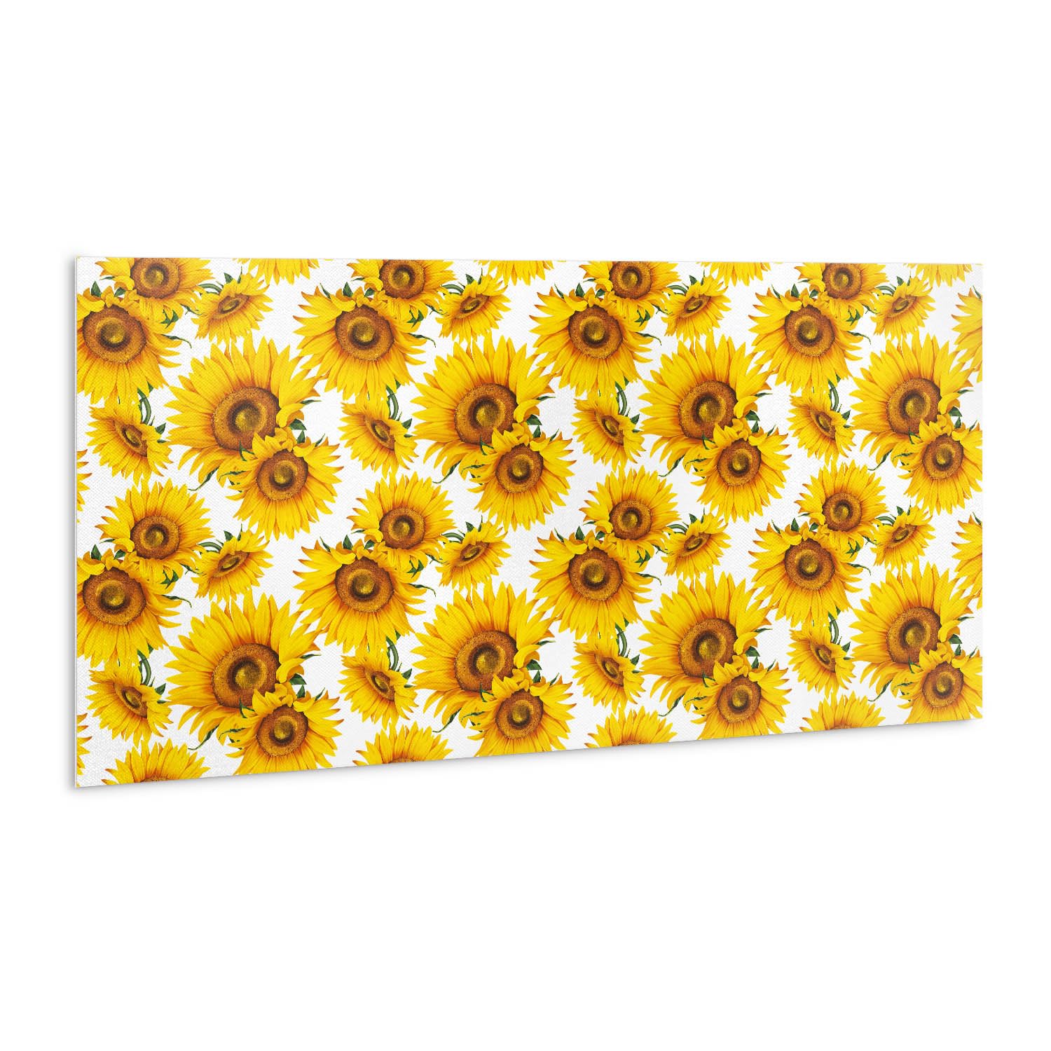 Panneaux adhésifs PVC tournesols 100x50cm pour crédence de cuisine
