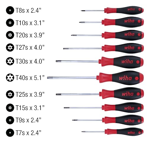 Miniatura 4 de Wiha 36259 Juego de destornilladores Torx resistentes a manipulaciones, T7s- T40s, 10 piezas