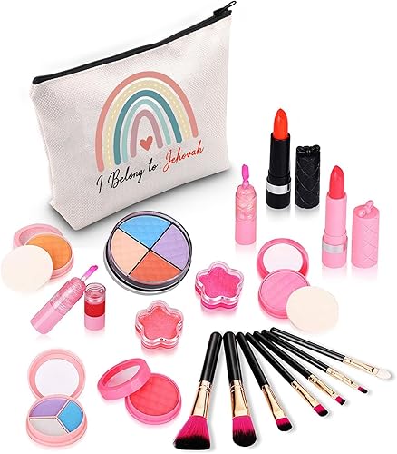 Miniatura 4 de ZJXHPO Bolsa de cosméticos para testigos de Jehová Kit de supervivencia JW Pioneer I Belong To Jehová Bolsa de maquillaje con cremallera Testigos de