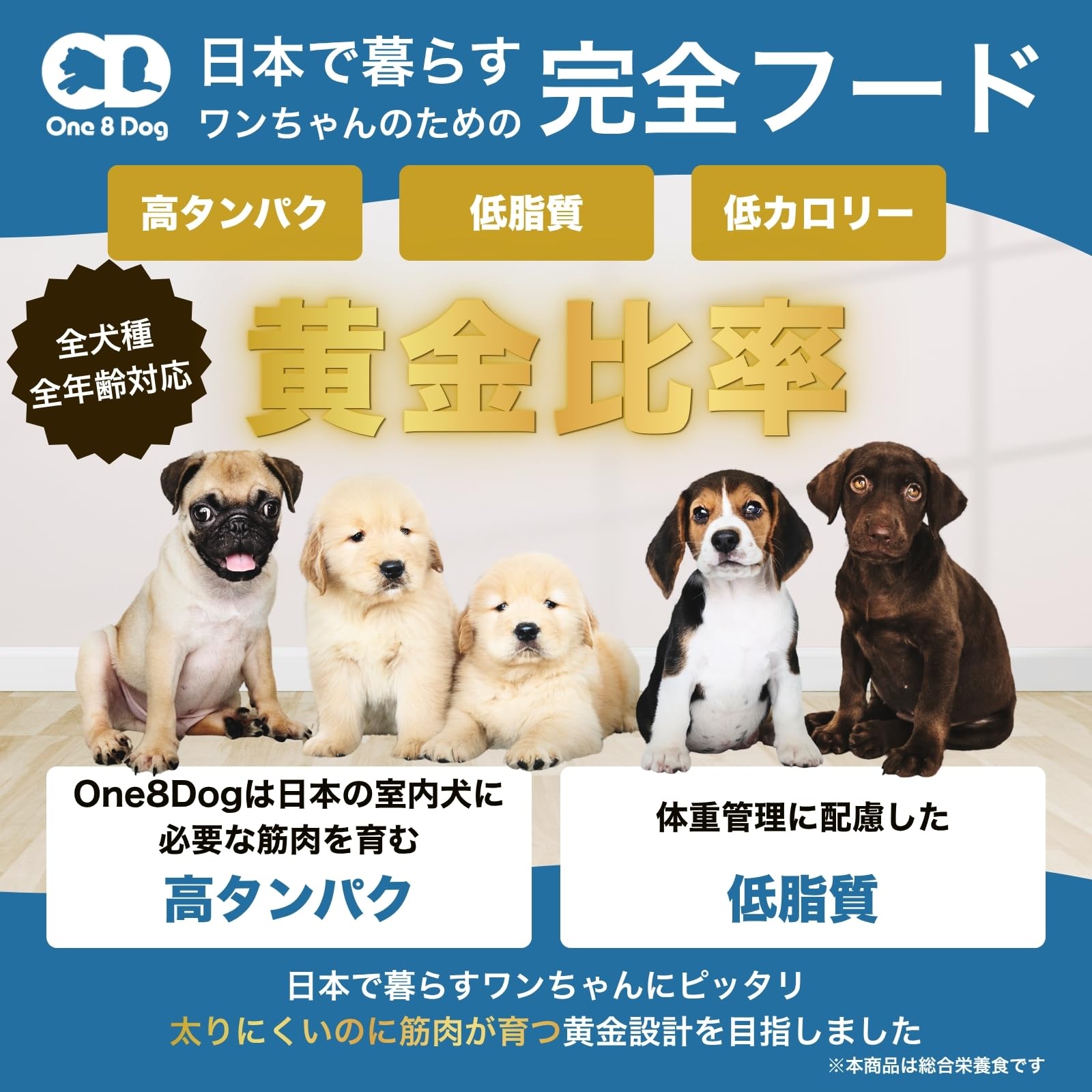 Amazon.co.jp: One8Dog ドッグフード 関節ケア 全年齢 全犬種 [ 獣医師