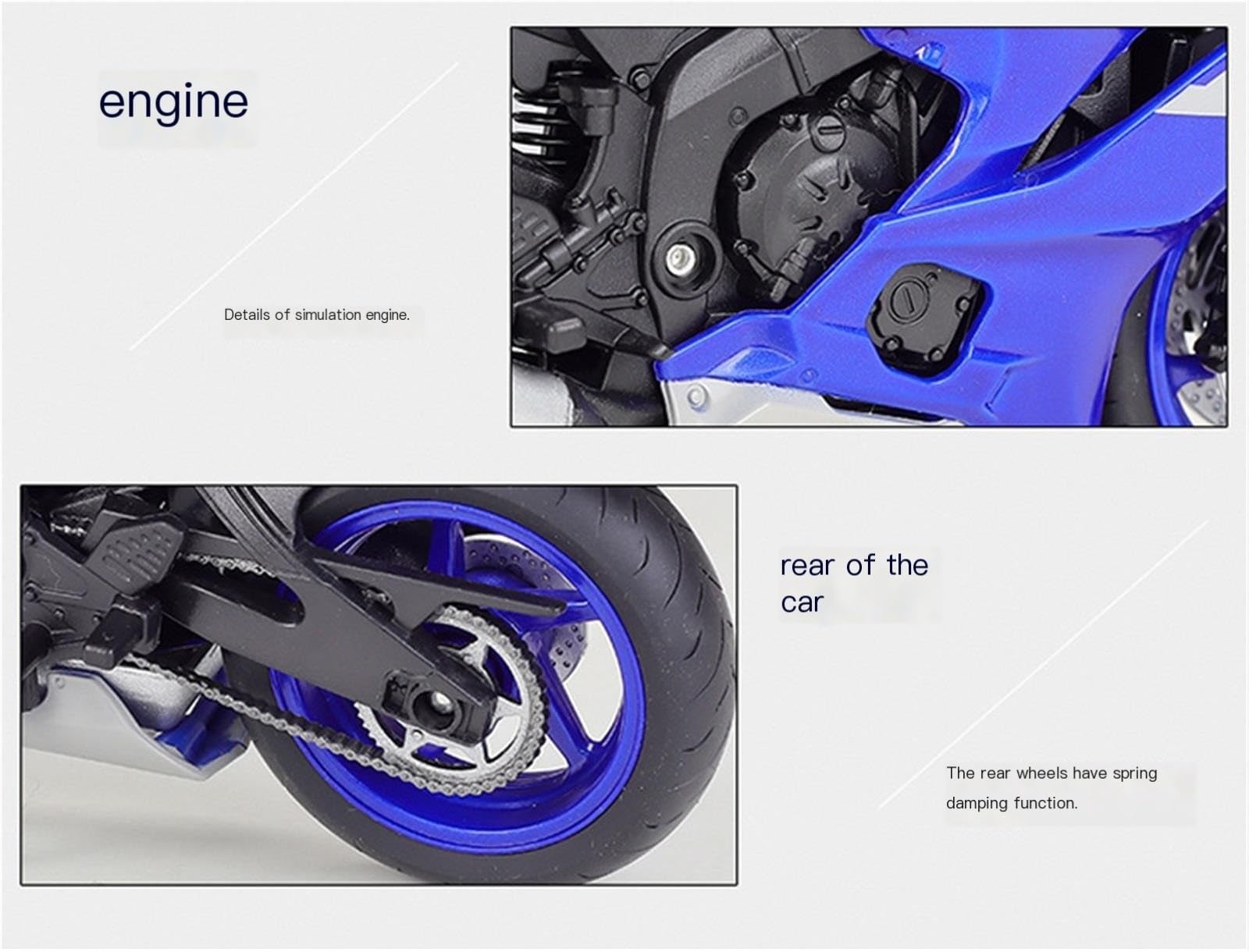 Amazon Kindle -6インチ-マッチャ 1:12 Scale Motorcycle Model Die Cast Metal With Plastic Parts 2020