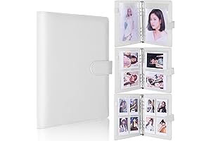 Mini Kpop Photocard Binder - A5 6 Ring Kpop Photocard Binder Card...