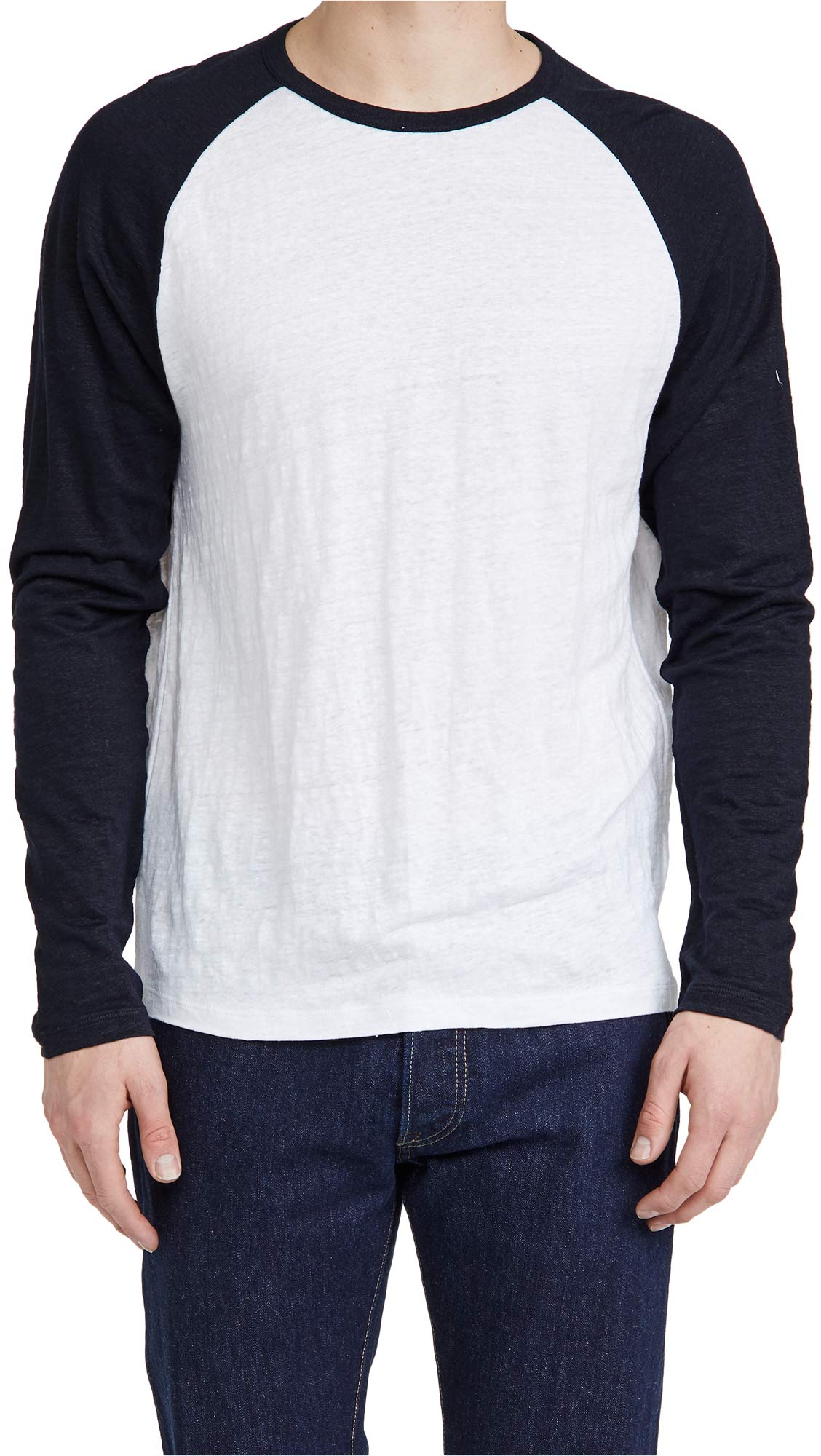 Vincemens LINEN BASEBALL CREW Shirt