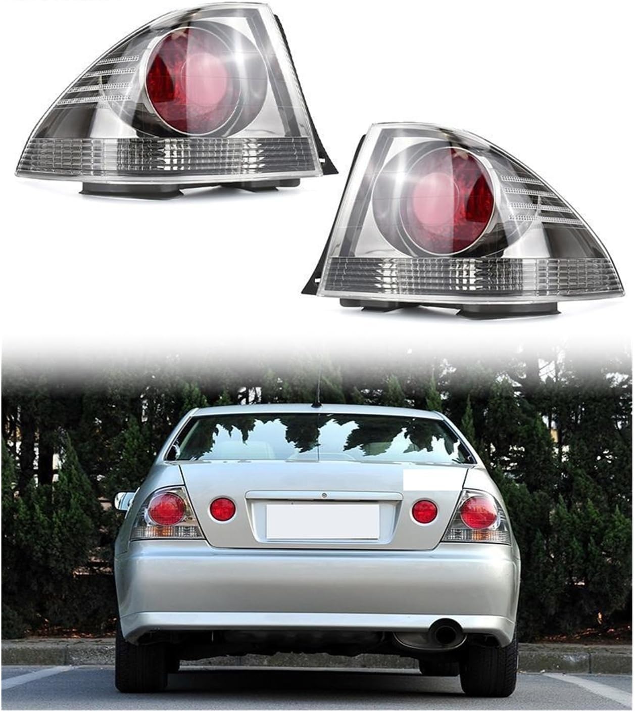 Compatible With LEXUS IS200 1998-2005 Without Bulb Car Taillight Turn Signal Brake Light Tail Lamp Cover
