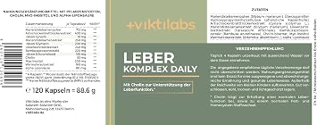 Liver Complex Daily - 120 Capsules With Milk Thistle Artichoke Dandelion Choline Laboratory Tested No Additives & Vegan Milk Thistle Capsule High Dose