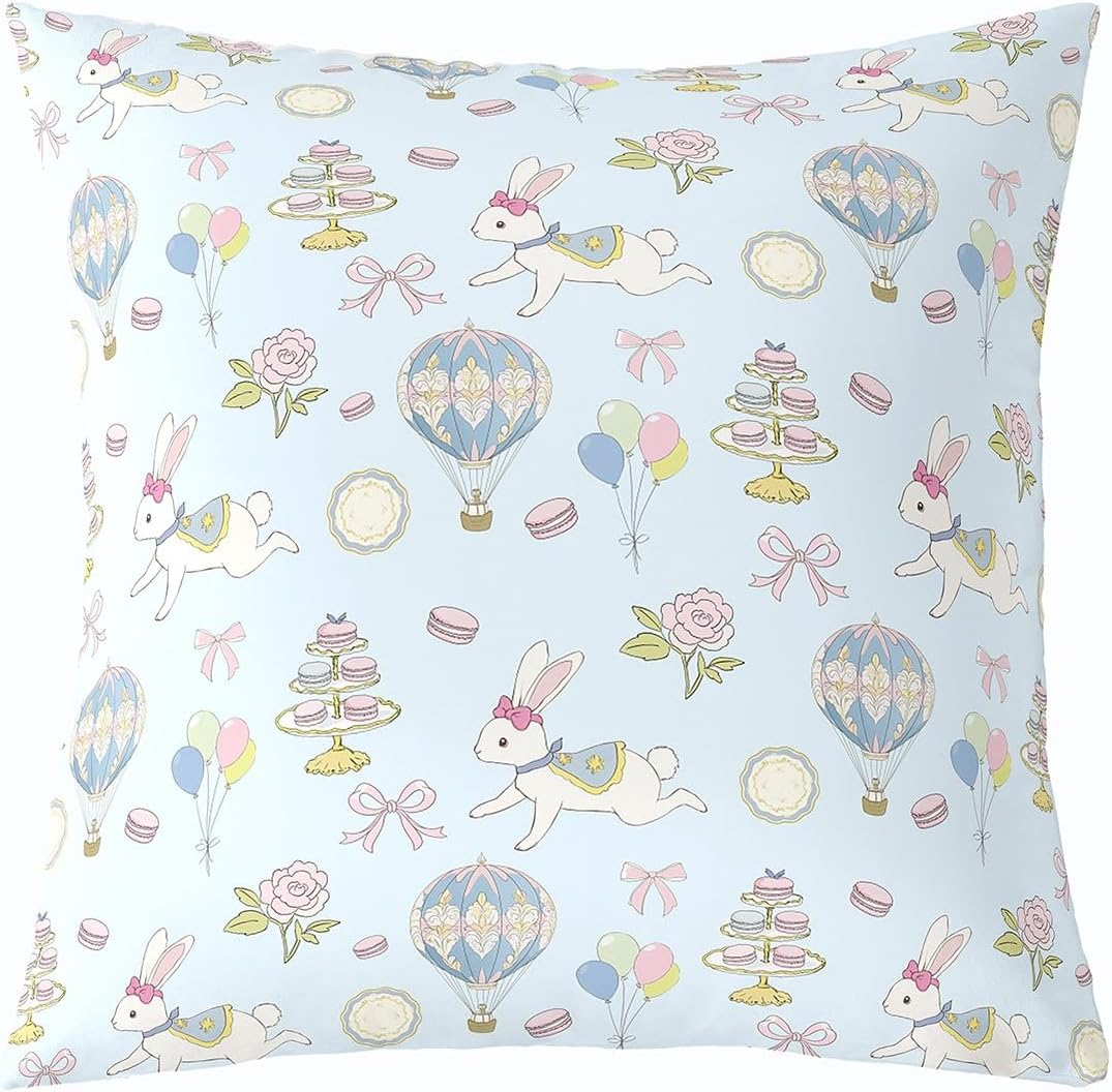 Black Cat Throw Pillow Covers,Pink Bowknot Cushion Case,Cute Pet Cat Animals Pillow Cases for Kids Girls Woman Teens Living Room Decor,Watercolor Pink Bow Pillowcases,Pack of 1,16" Lx16 W image 4