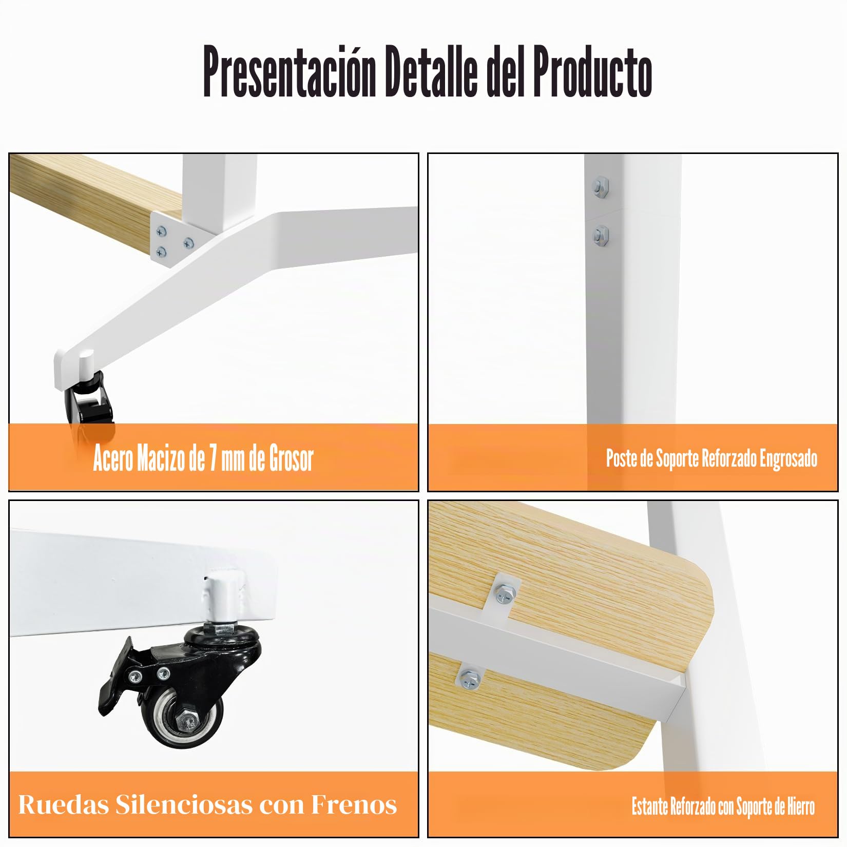 UNHO Soporte de TV con Ruedas Móvil : Soporte de Pie para LCD/LED para Televisiones 40-100 Pulgadas, Ajustable en Altura, MAX VESA 800x600mm, con 4 Ruedas Bloqueables y Estante, Carga Máx 100kg