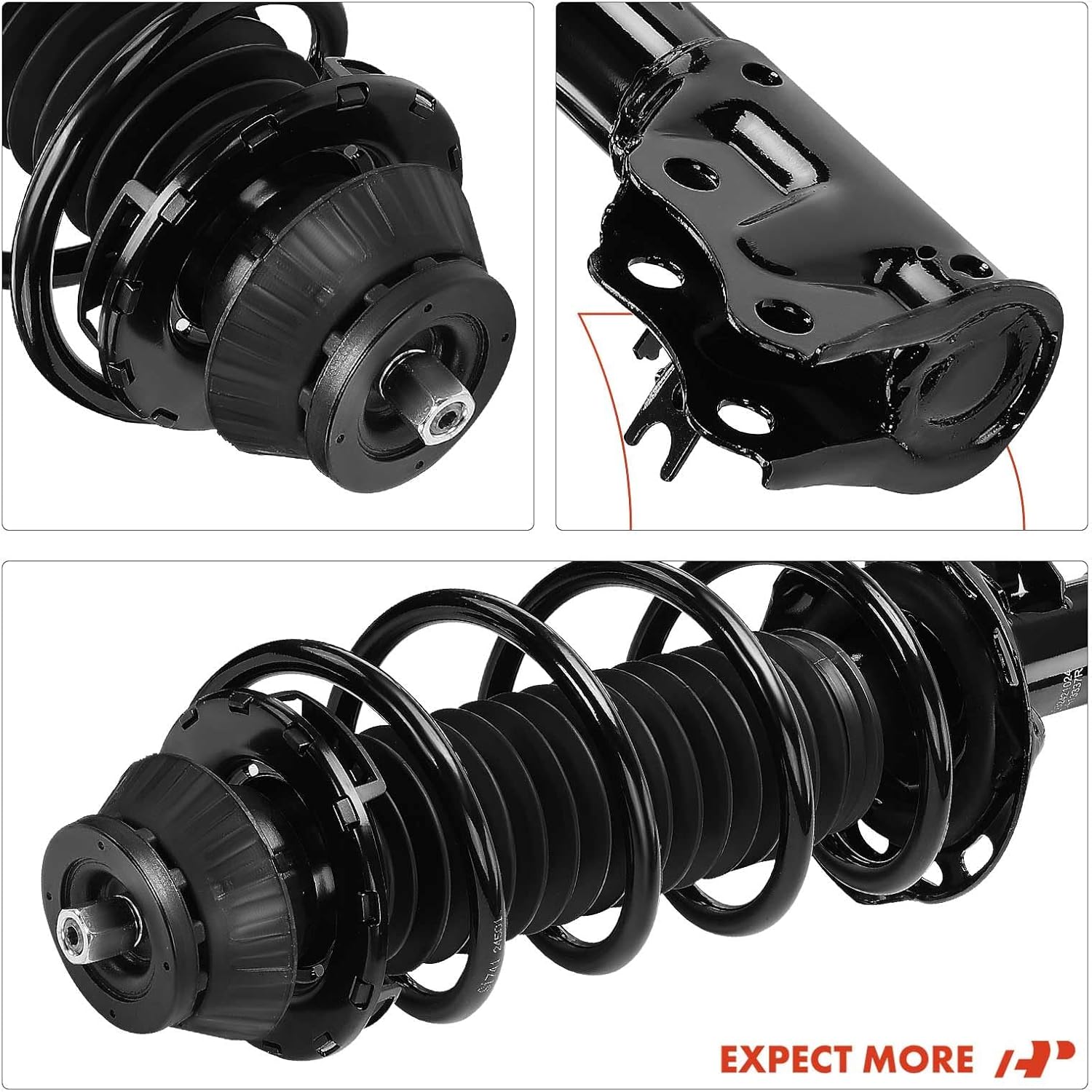 A-Premium Front Pair (2) Complete Strut and Coil Spring Assembly Compatible with Honda HR-V HRV 2016-2022, FWD, Exclude Sport Models, Driver and Passenger Side