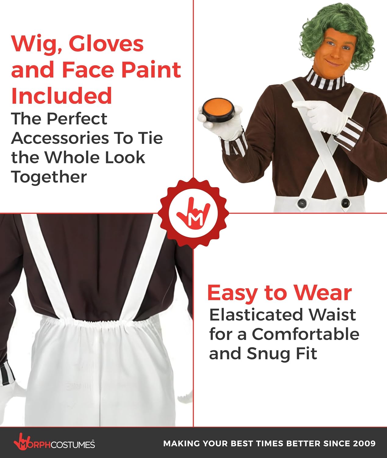 fun shack Chocolate Factory Worker Costume Adults, Chocolate Factory Costume, Halloween Costumes Men, Funny Adult Costumes