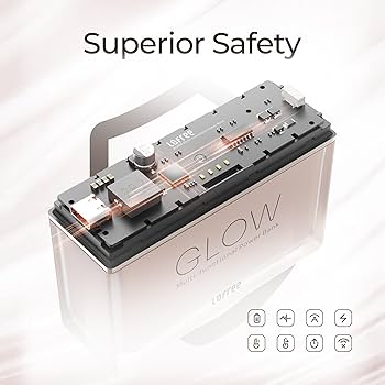ロフリー　GLOW Power Bank Lofree Glow 10,000mAh Power Bank 22.5W USB-C Fast Charging