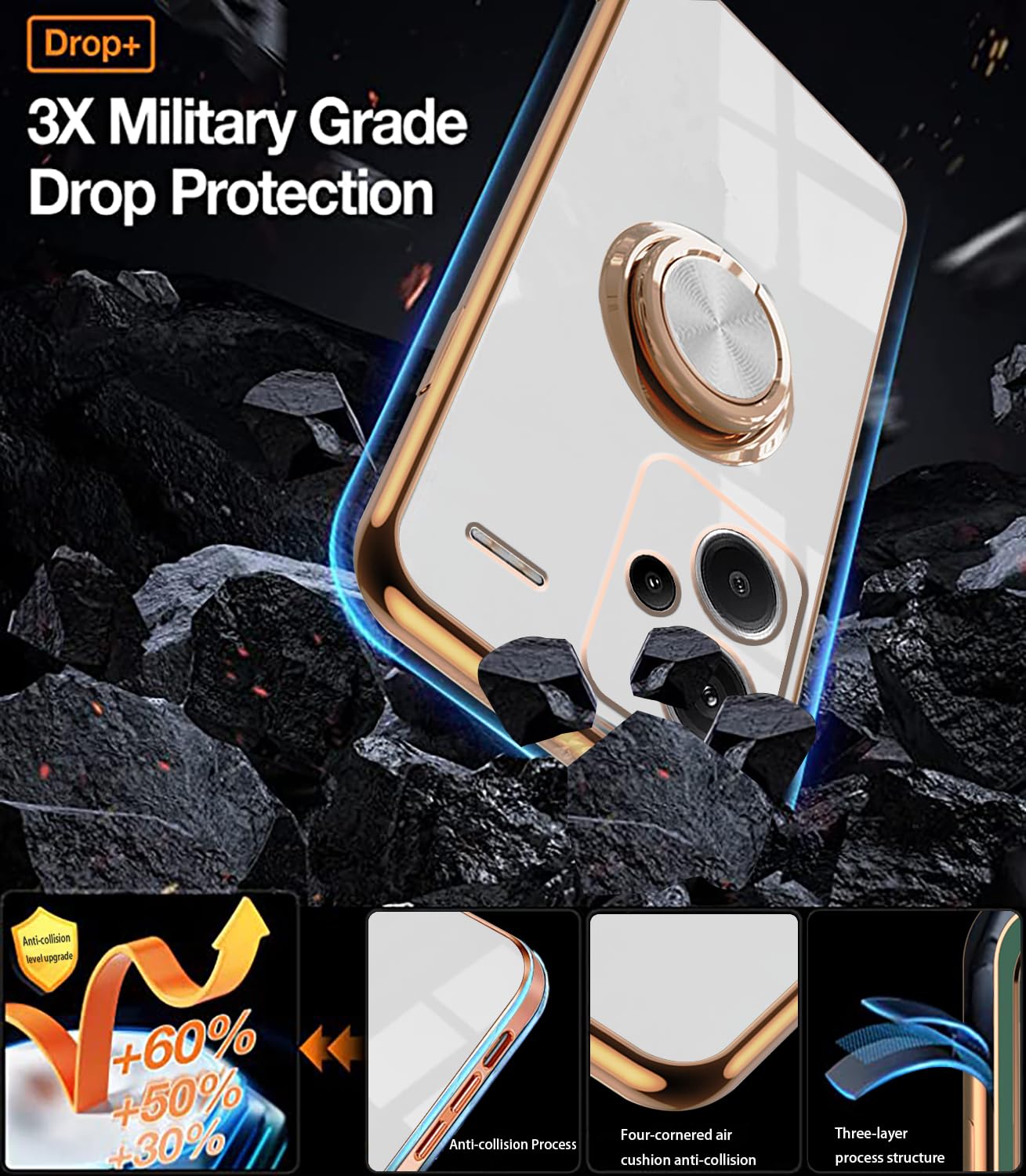Case Opaca Traslucida Cover Per Xiaomi Redmi Note 14 Pro 5G / Pro+ Plus 5G Calamita Custodia Protezione Airbag Bordi Rialzati