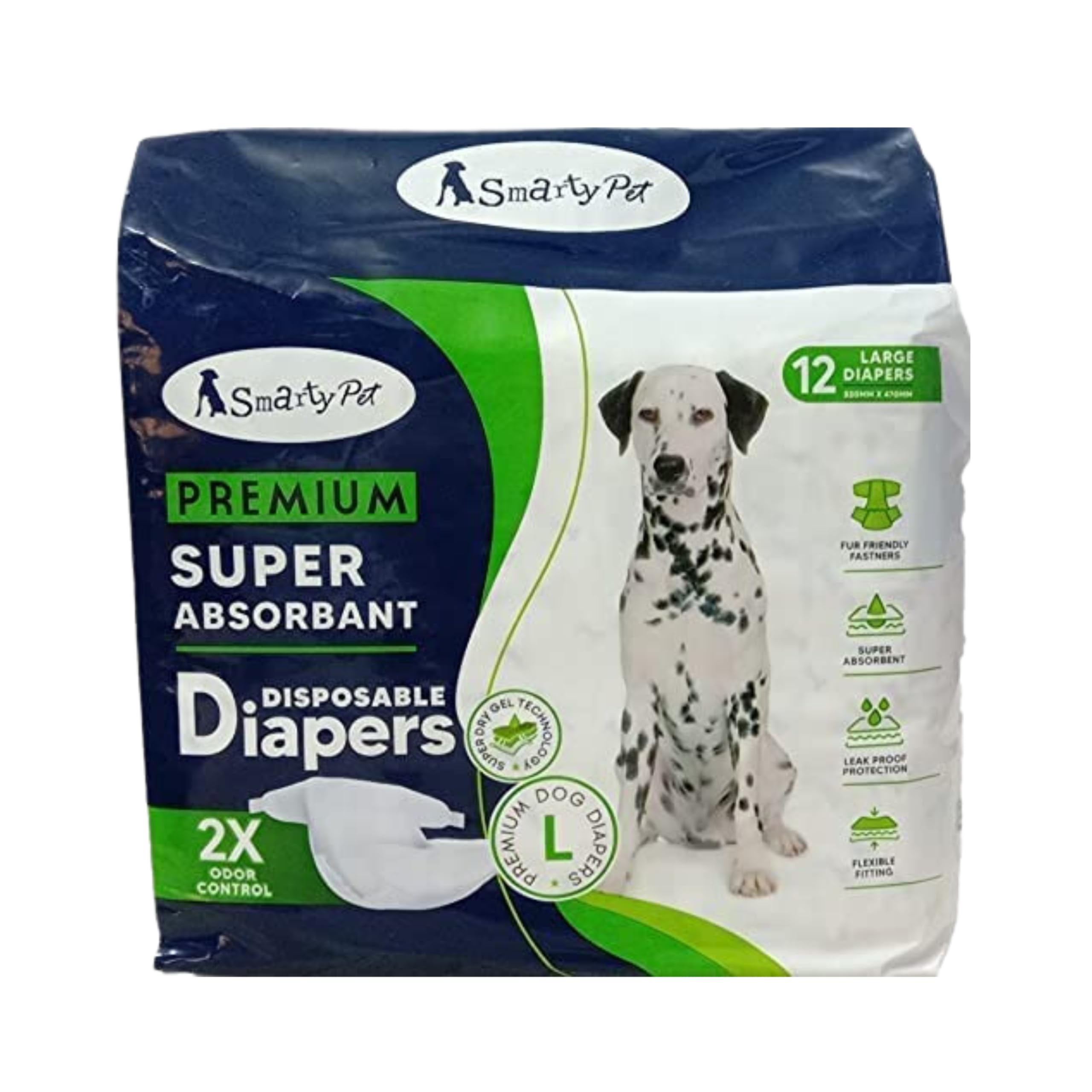 Foodie Puppies Disposable Pet Diapers for Dogs - (Large) | Comfortable Diaper Pants/Sanitary Cotton Underwear Nappy | Leak-Proof, Ultra-Absorbant | Daily Uses and Travelling Purpose (B07SZQQNP1) Amazon Price History, Amazon Price Tracker