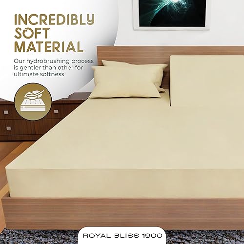 Miniatura 4 de Top Split Flex Head - Juego de sábanas de tamaño California King, sábanas ultrasuaves de calidad egipcia, doble cepillado, bolsillos profundos,