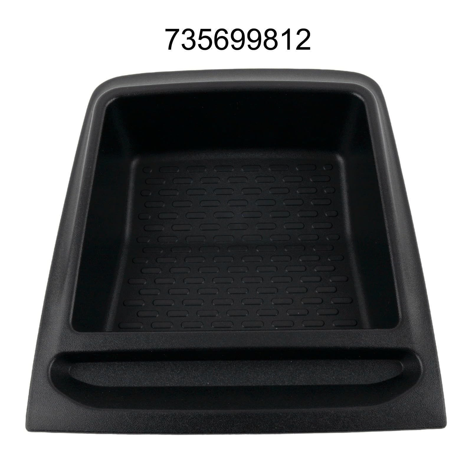 Caja de almacenamiento central del coche Organizador interior para Fiat Ducato Boxer Relay 2014-en 7350670012 en ABS negro