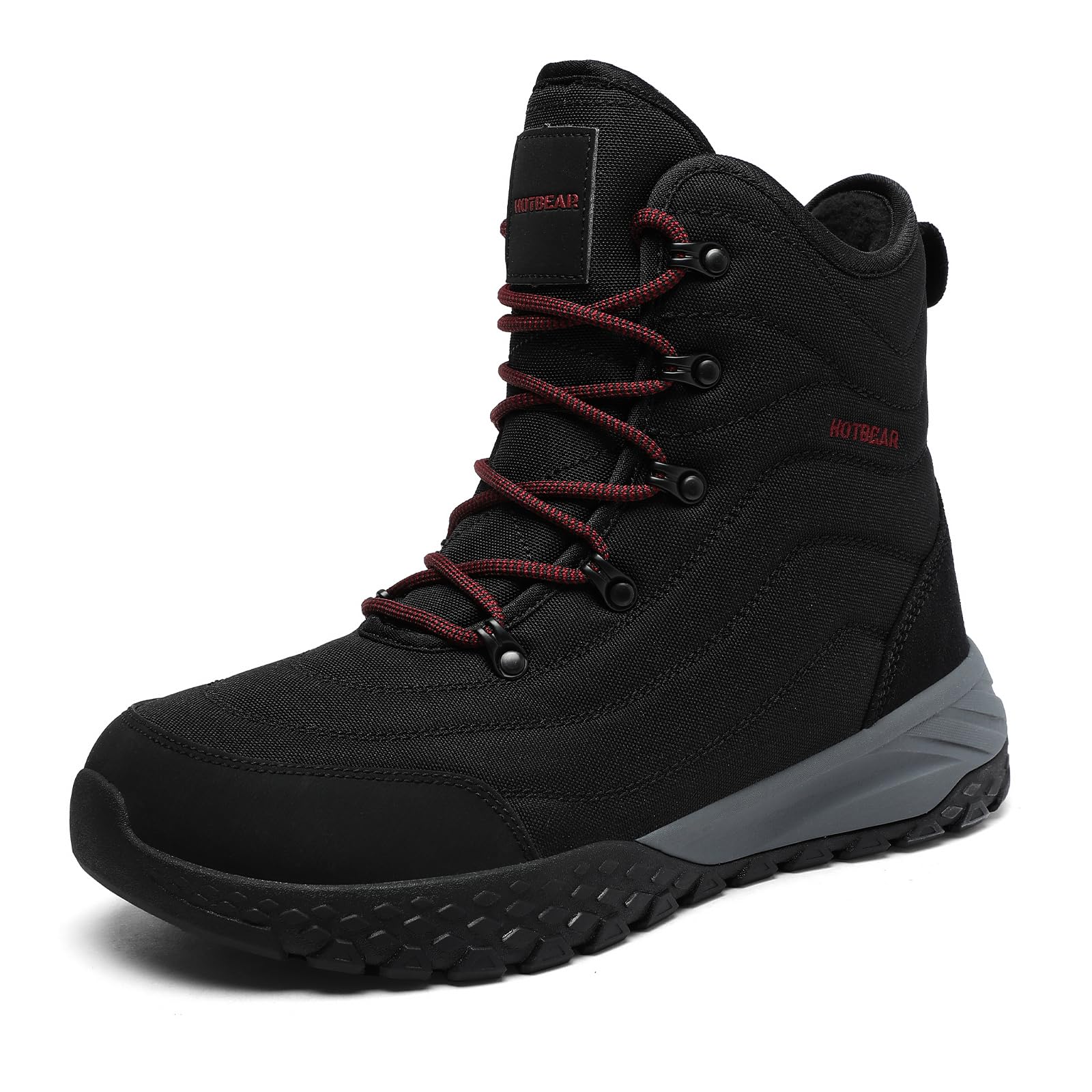 Men's Thinsulate Insulated Winter Snow Boots | Wide Toe Box | Slip-Resistant Outsole | Orthopedic & Arch Support