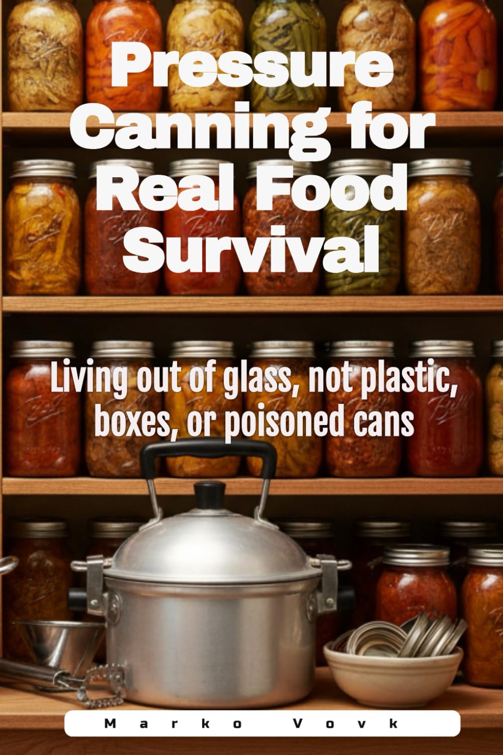 Pressure Canning for Real Food Survival: Living out of glass, not plastic, boxes, or poisoned cans