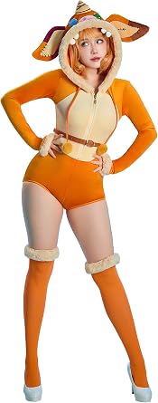 Mobbunny Women Anime Derivative Onesie Pajamas Monster Cosplay Costume Plush Romper Fluffy Pig Hoodied Bodysuit
