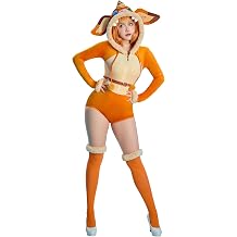 Mobbunny Women Anime Derivative Onesie Pajamas Monster Cosplay Costume Plush Romper Fluffy Pig Hoodied Bodysuit