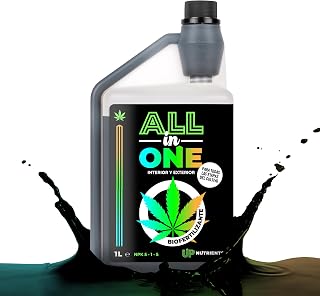 UP NUTRIENTS Fertilizante ALL IN ONE Cannabis Interior y Exterior 1 L