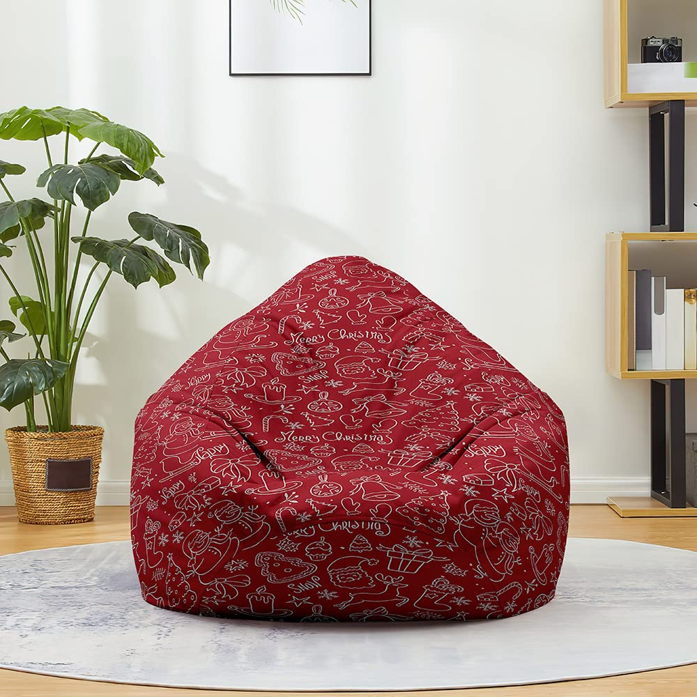 Pouf Poire Sans Remplissage, Pouf Pour Enfant Ado Adulte, 3D Papillon